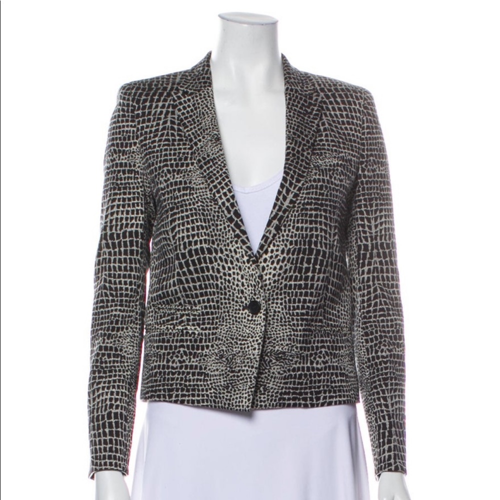 The Kooples Animal Print Blazer